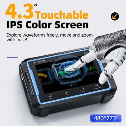 3-in-1 50MHz Digital Oscilloscope with Multimeter Touchscreen