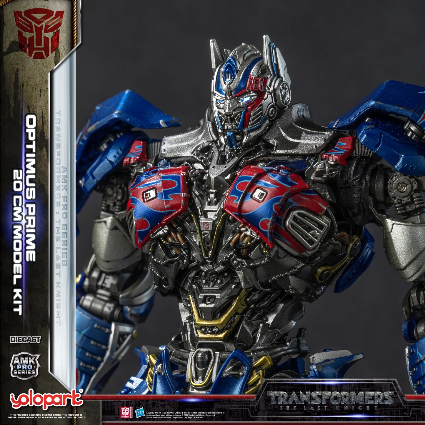 Transformers Last Knight Optimus Prime Collectible Figure 20cm