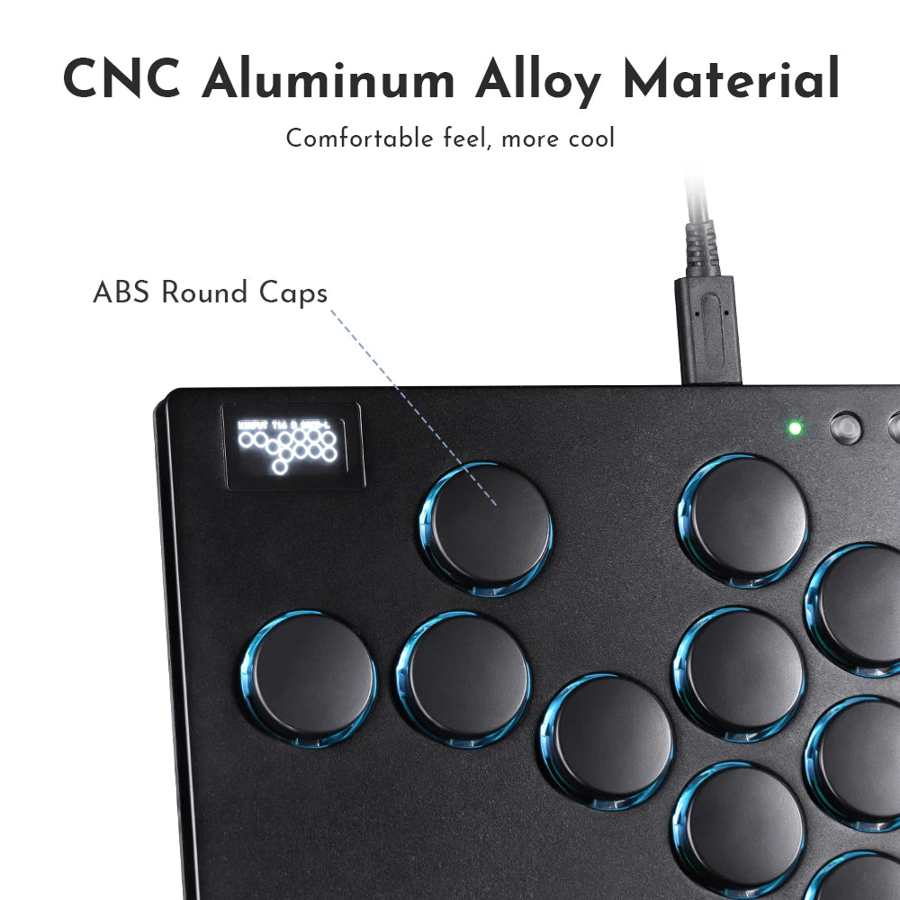 Leverless Arcade Controller Hitbox Stickless Fightstick