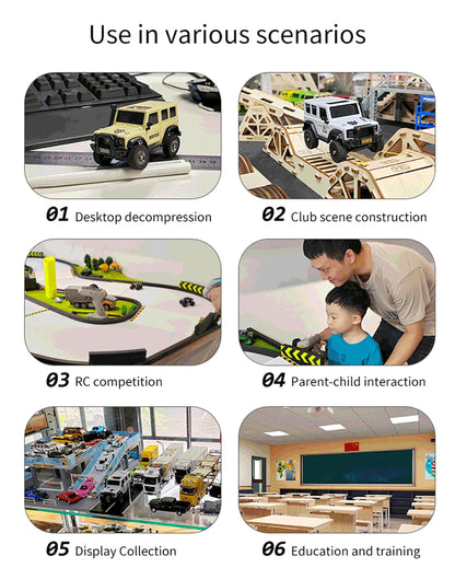 Rechargeable RC Off Road Crawler Vehicle Lemon Yellow