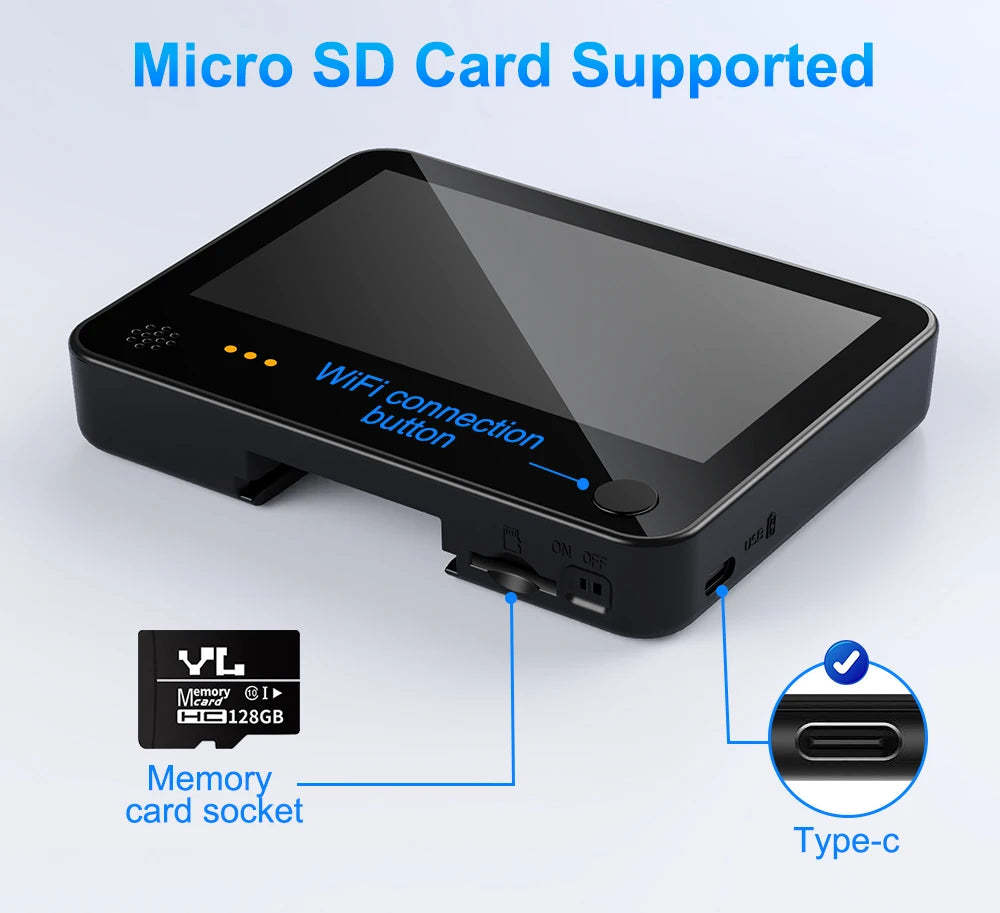 Smart WiFi Door Camera with 32GB Storage