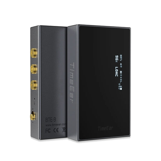 Portable Gray Bluetooth Headphone Amplifier Aluminium