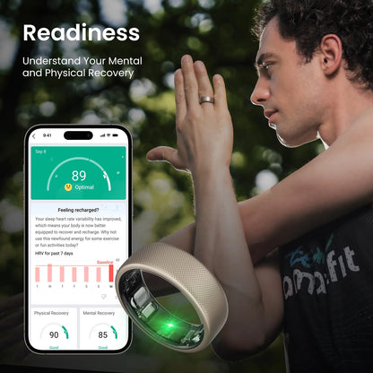 Smart Fitness Tracker New Helio Ring Size 8