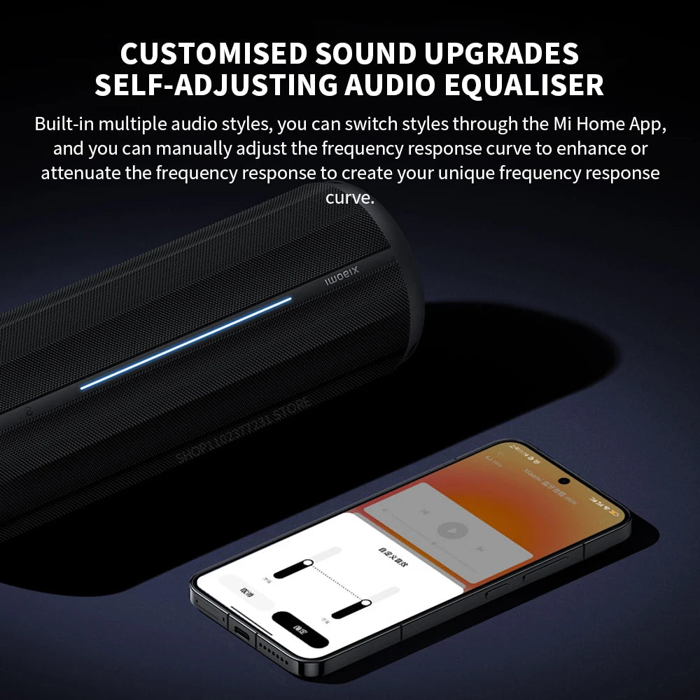 Portable Bluetooth 5.3 Speaker 40W IP67 Waterproof Gray