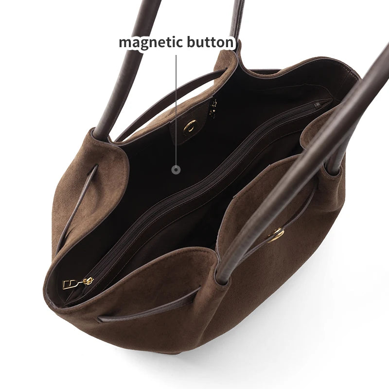Luxury Style Women Shoulder Tote Bag Spacious Design