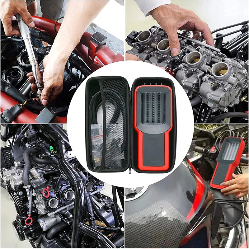 Portable Carb Synchrometer Vacuum Gauge for Motorcycle Engine Tuning