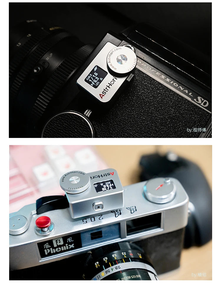 Camera Light Meter with Dual Dials for DSLR Photography