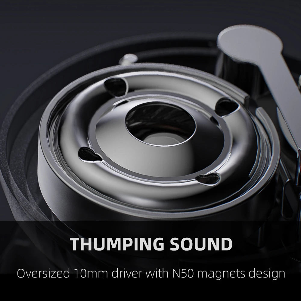 True Wireless Stereo Earbuds with 10mm Drivers