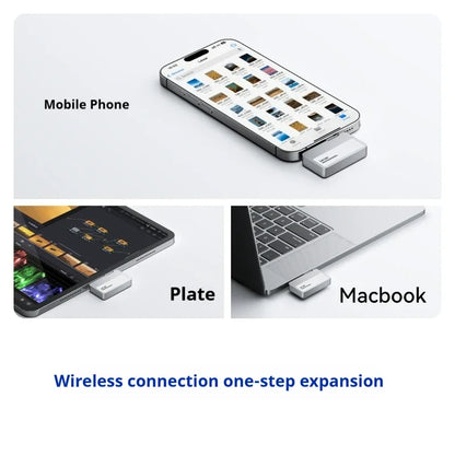 1TB Mobile SSD Black with USB-C High Speed Hub
