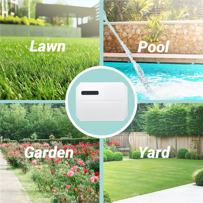 WiFi Smart Sprinkler Controller 6-Zone with LCD Display