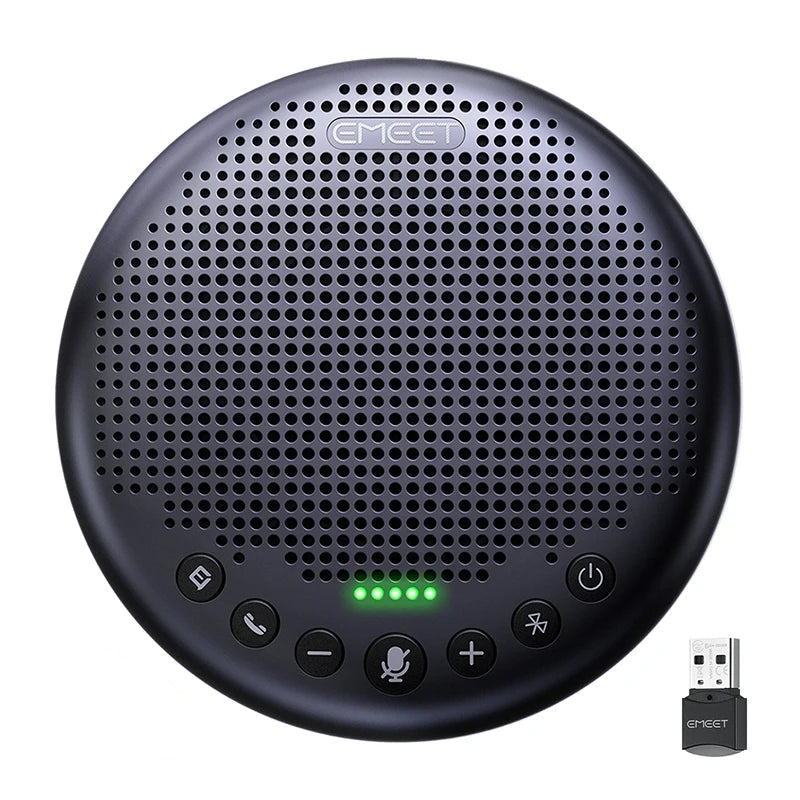 Smart Bluetooth Speakerphone for Home Office & 360 Meetings