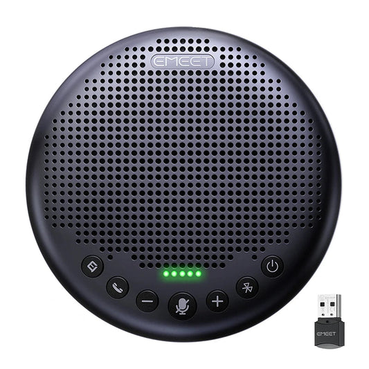 Smart Bluetooth Speakerphone for Home Office & 360 Meetings