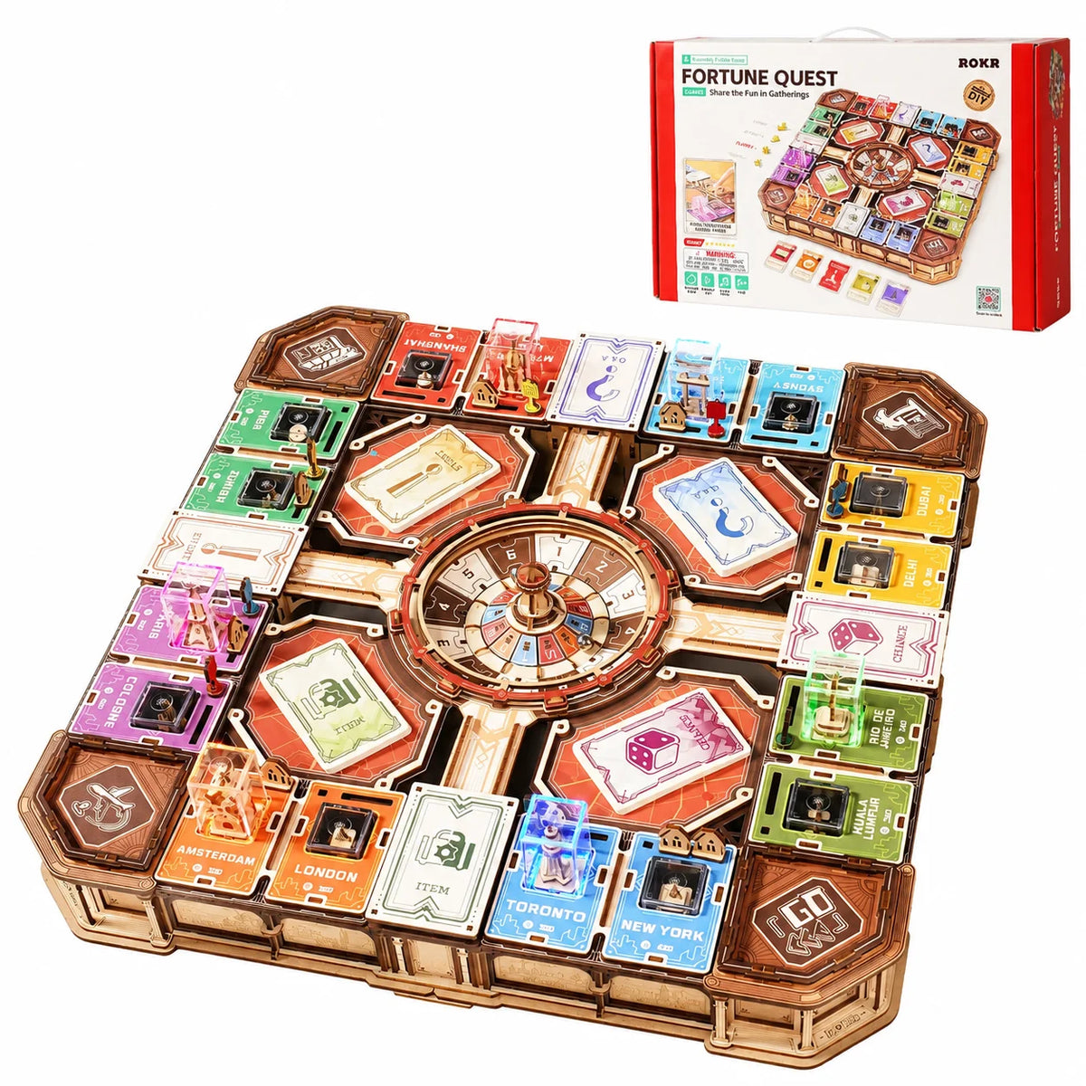 Buildable Strategy Board Game Mechanical Model Kit
