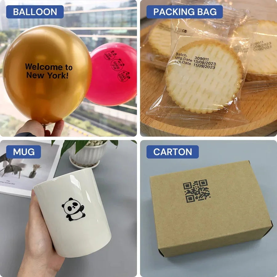 Black Ink for Portable Smart Printer Quick-Dry Inkjet