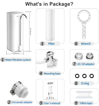 Countertop Faucet Water Filter Ultrafiltration Purifier