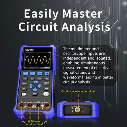 Cordless 70MHz Digital Scope 3-in-1 Tool for Electronics Testing