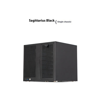 Black 21.8L 8-Bay NAS Chassis with ATX PSU