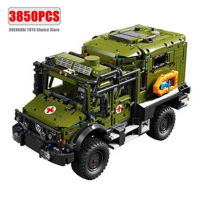 Remote Control Off-Road Rescue Truck 3850PCS Building Kit