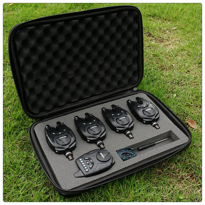 Waterproof Carp Fishing Alarm Set Wireless 1 Plus 4 Pieces