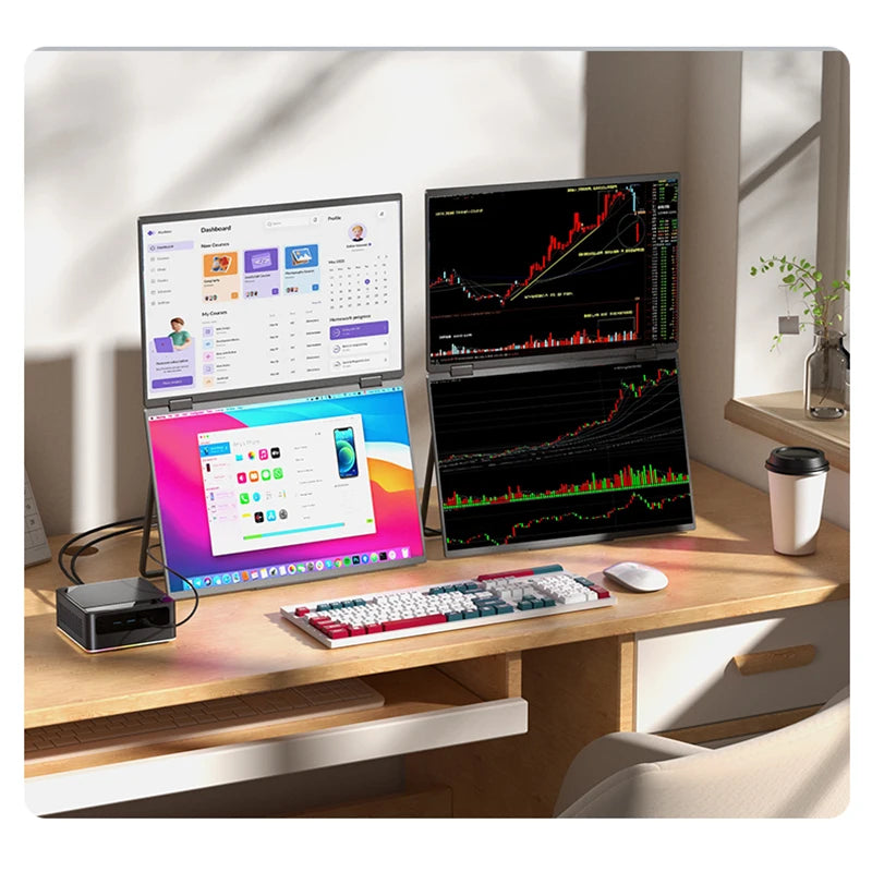 16" Portable Dual Screen Monitor 2.5K USB-C HDMI