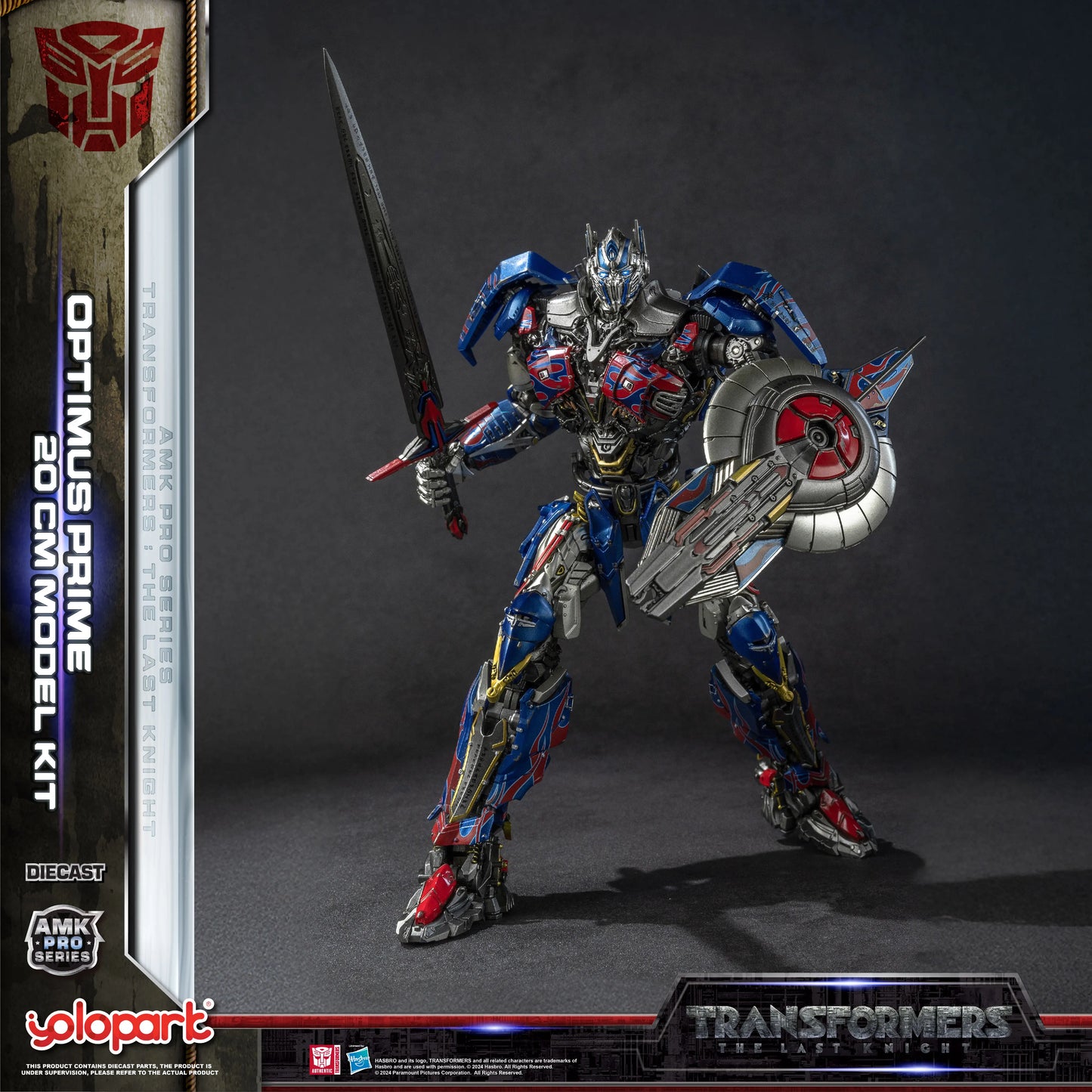 Transformers Last Knight Optimus Prime Collectible Figure 20cm