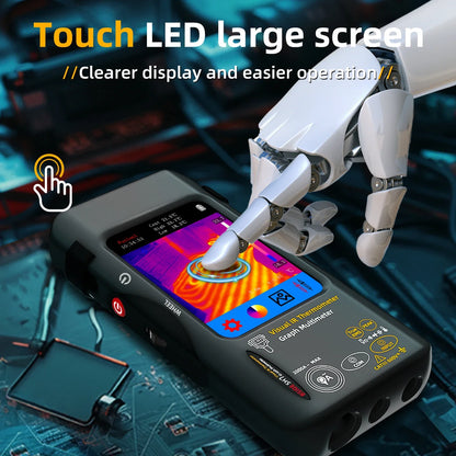 Portable SH7 Thermal Camera Multimeter for Electrical and HVAC Use