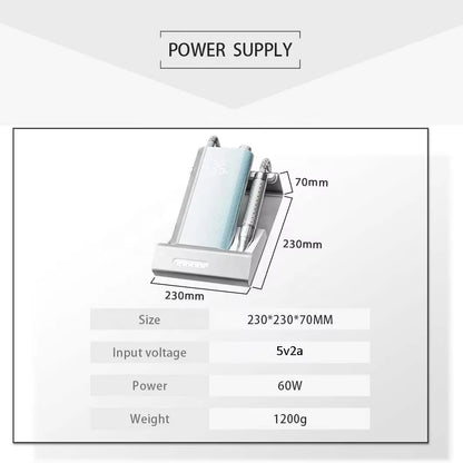 Brushless Electric Nail Drill with Charging Base