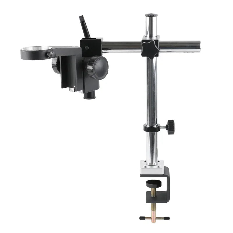 Adjustable Rotating Desktop Microscope Stand with 50mm Ring