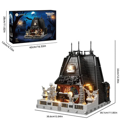 2419PCS Wednesday Addams House Building Block Model Kit