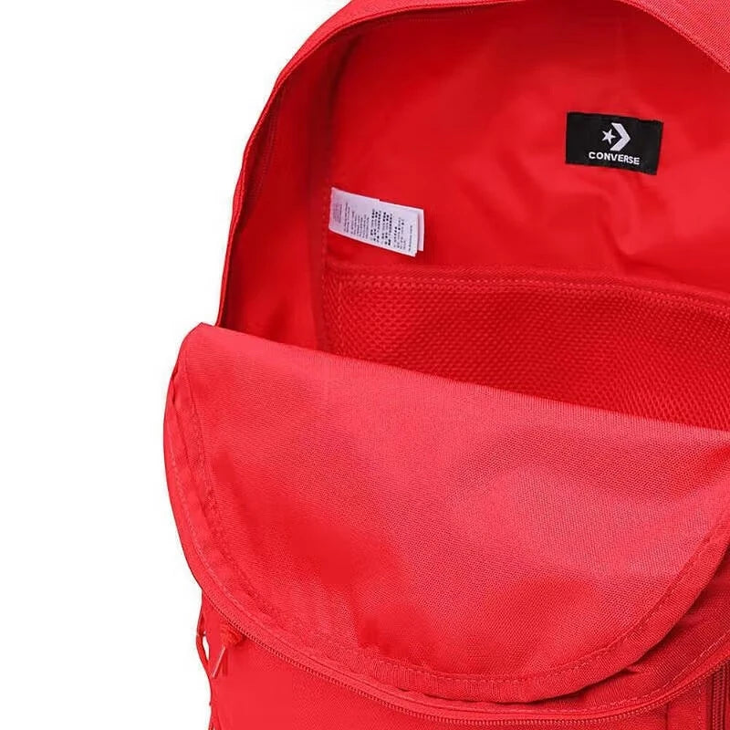 Red Unisex Sports Backpack Durable Daily Carry Bag