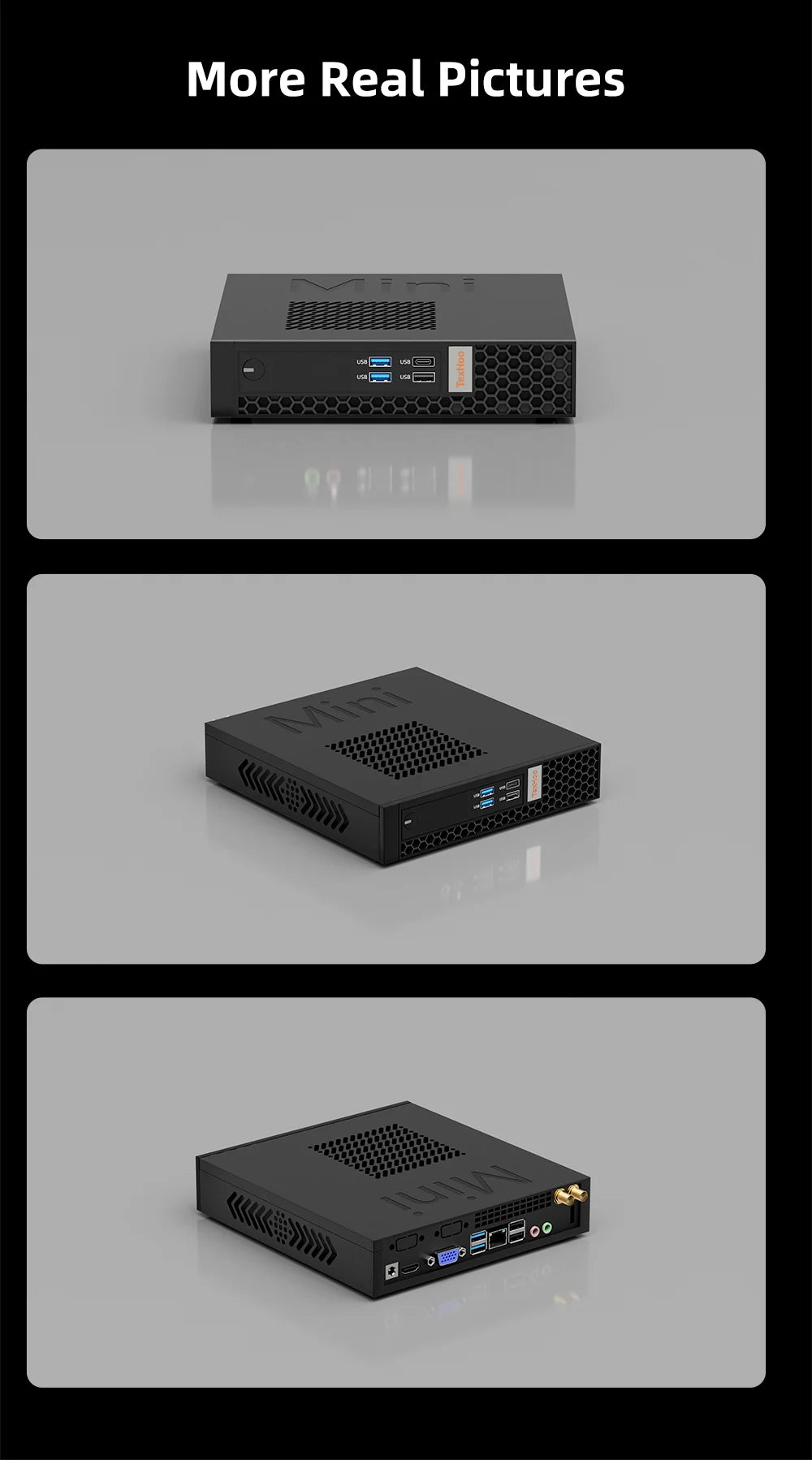 Compact Desktop i7 4GB RAM 128GB Storage Mini PC