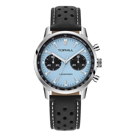 Pilot Chronograph Watch Sky Blue Military Edition