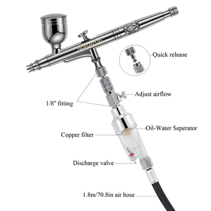 Complete Airbrush Kit for Cake Decorating Makeup and Models