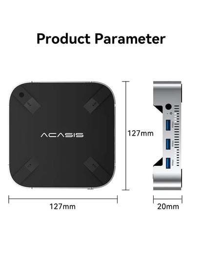 40Gbps USB-C Docking Station Dual NVMe DP 4K144Hz