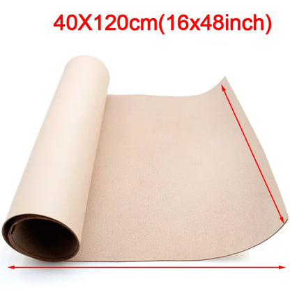 Full-Grain Veg Tan Leather 40x120cm 2mm Thick