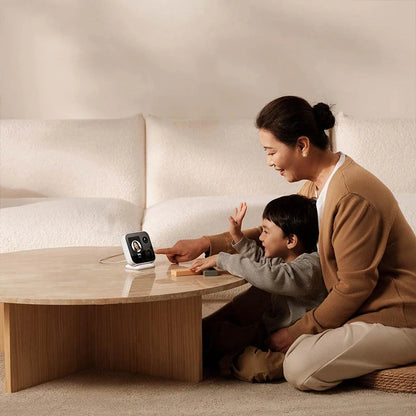 Smart 2.5K Home Security Camera with 3.5 Inch Screen