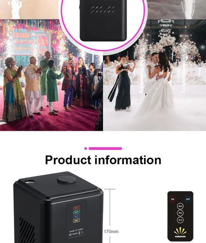 Portable Spark Fountain Machine for Weddings Parties Concerts White
