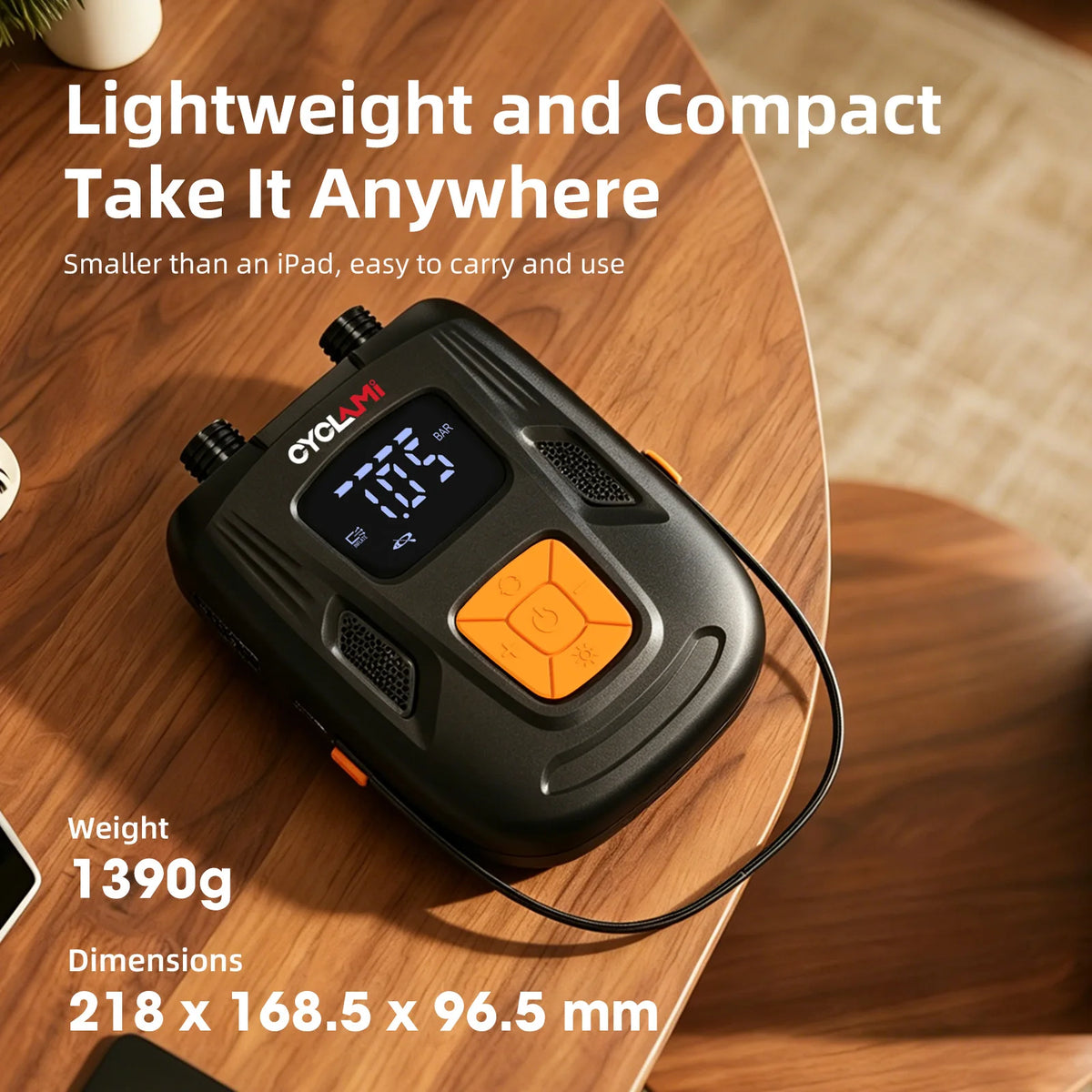 12000mAh Rechargeable SUP Air Pump 20PSI Inflator