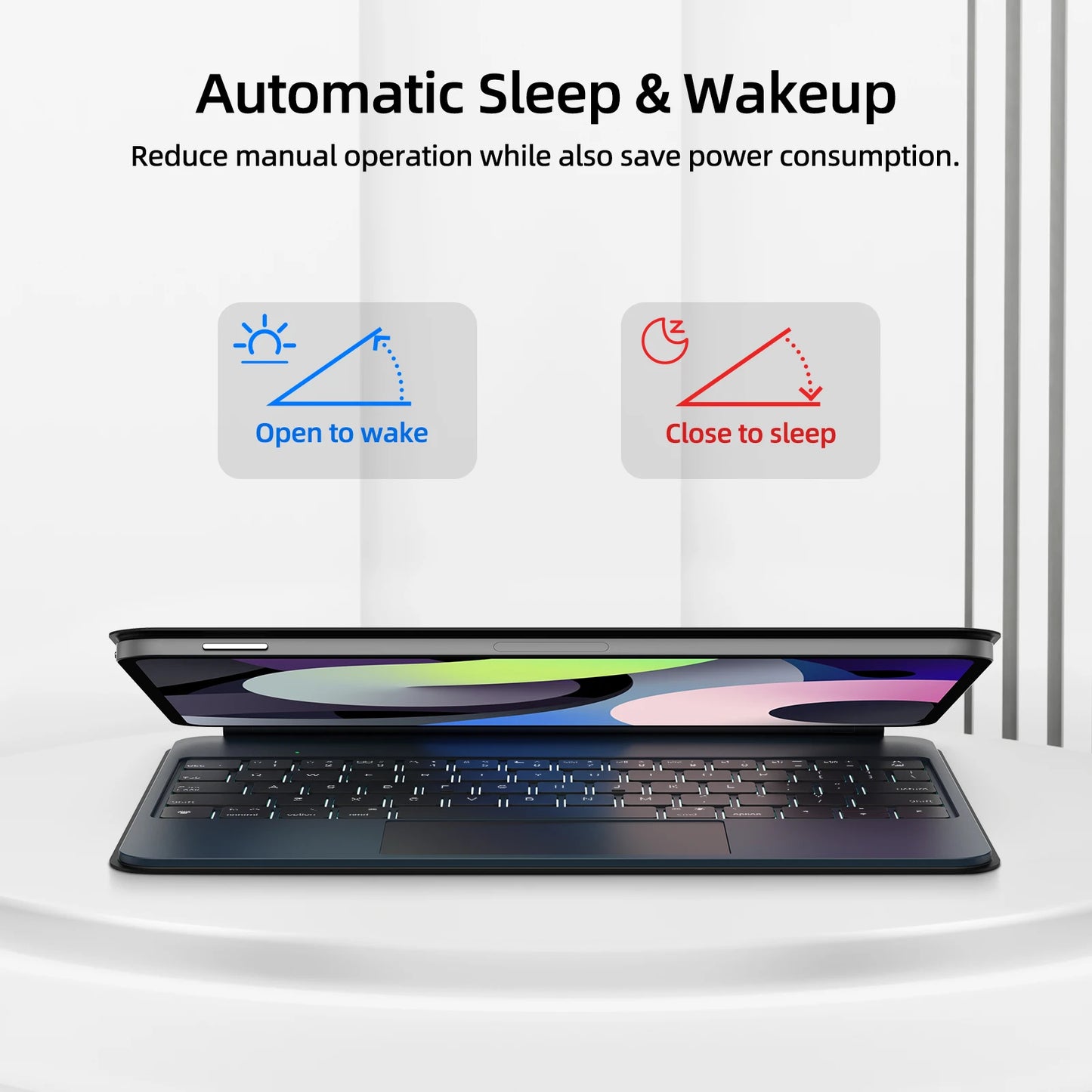 Smart Touchpad Keyboard Case for 11 inch iPad Devices