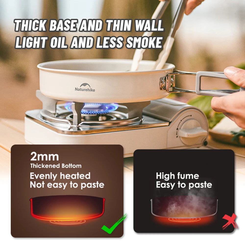 Portable Non-Stick Camping Cookware Set 4-7 Person