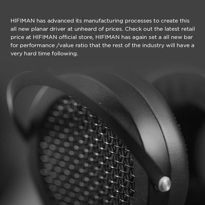 Planar Magnetic Over-Ear Headphones High Fidelity Metal Design