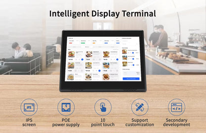 10.1 Inch Desktop POS Kiosk 4G 32GB White
