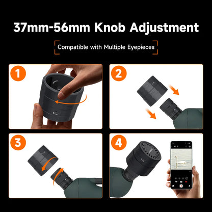 WiFi Electronic Eyepiece Camera for Bird Watching