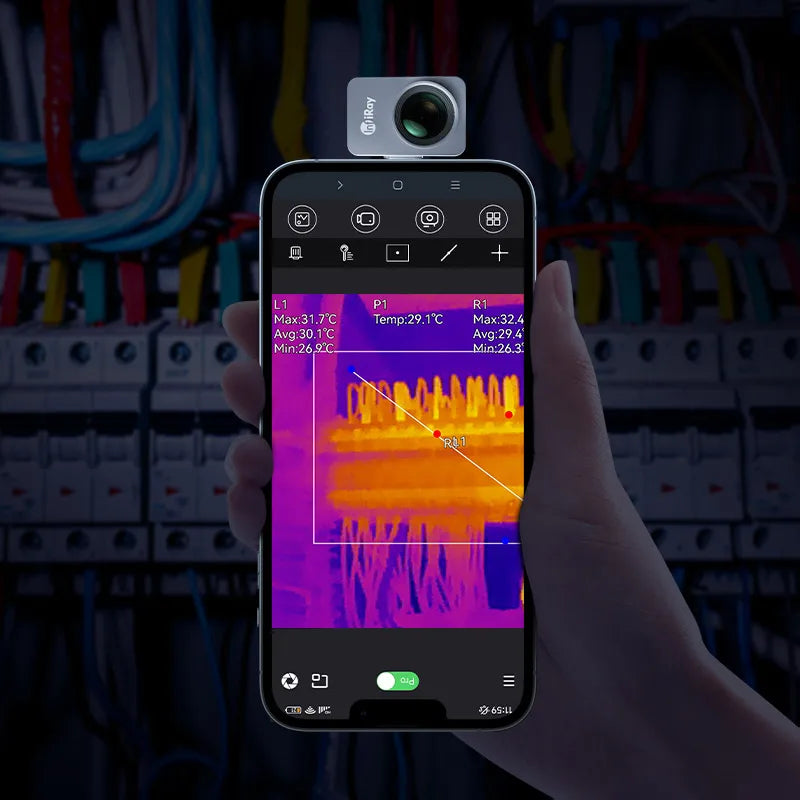 Portable Thermal Imaging Camera iOS 256x192 Heat Sensor