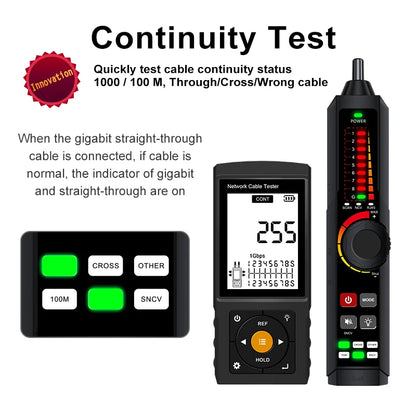 3 Inch Rechargeable Network Cable Tester Line Tracer