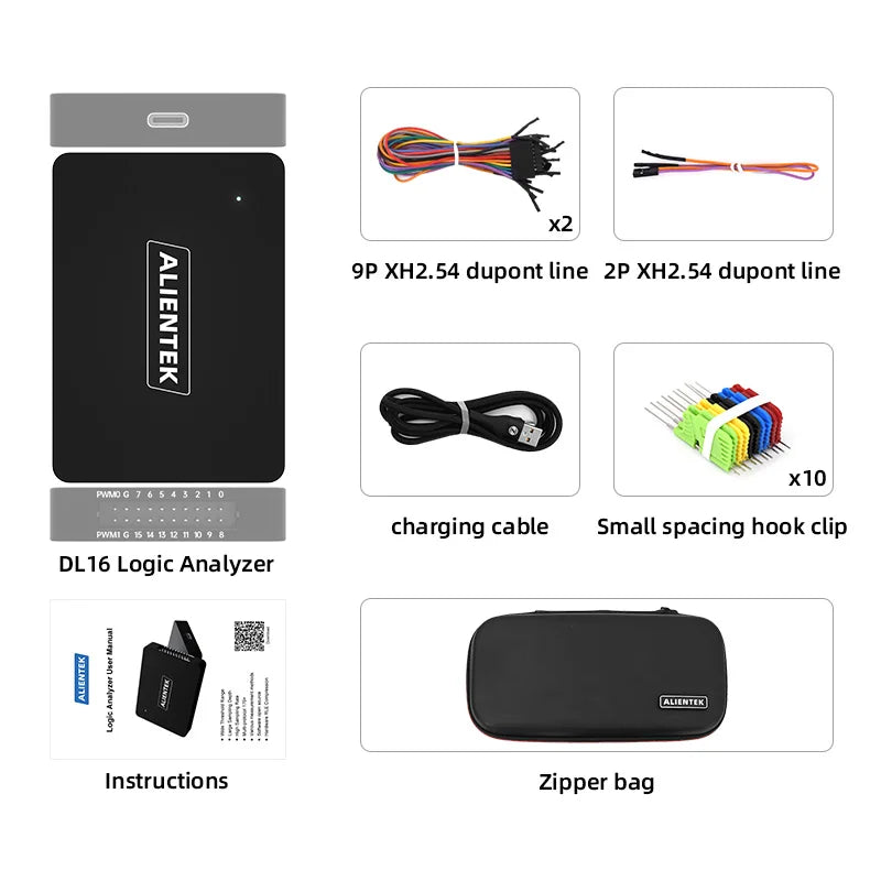 Portable 16CH Logic Analyzer for FPGA & ARM