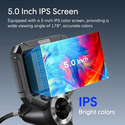 6mm Borescope Camera with 720 Degree Steering Control