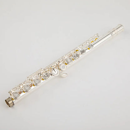 Silver-Plated B Foot Flute Professional Performance Instrument