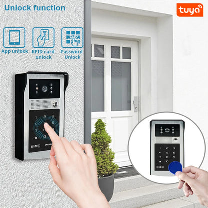WiFi 1080p Video Door Phone with App Unlock