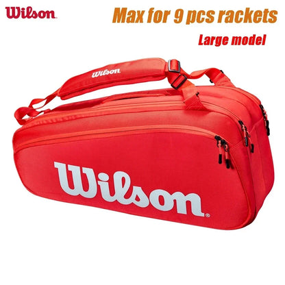 Wilson 9-Racket Tennis Bag with 3 Decks Thermoguard